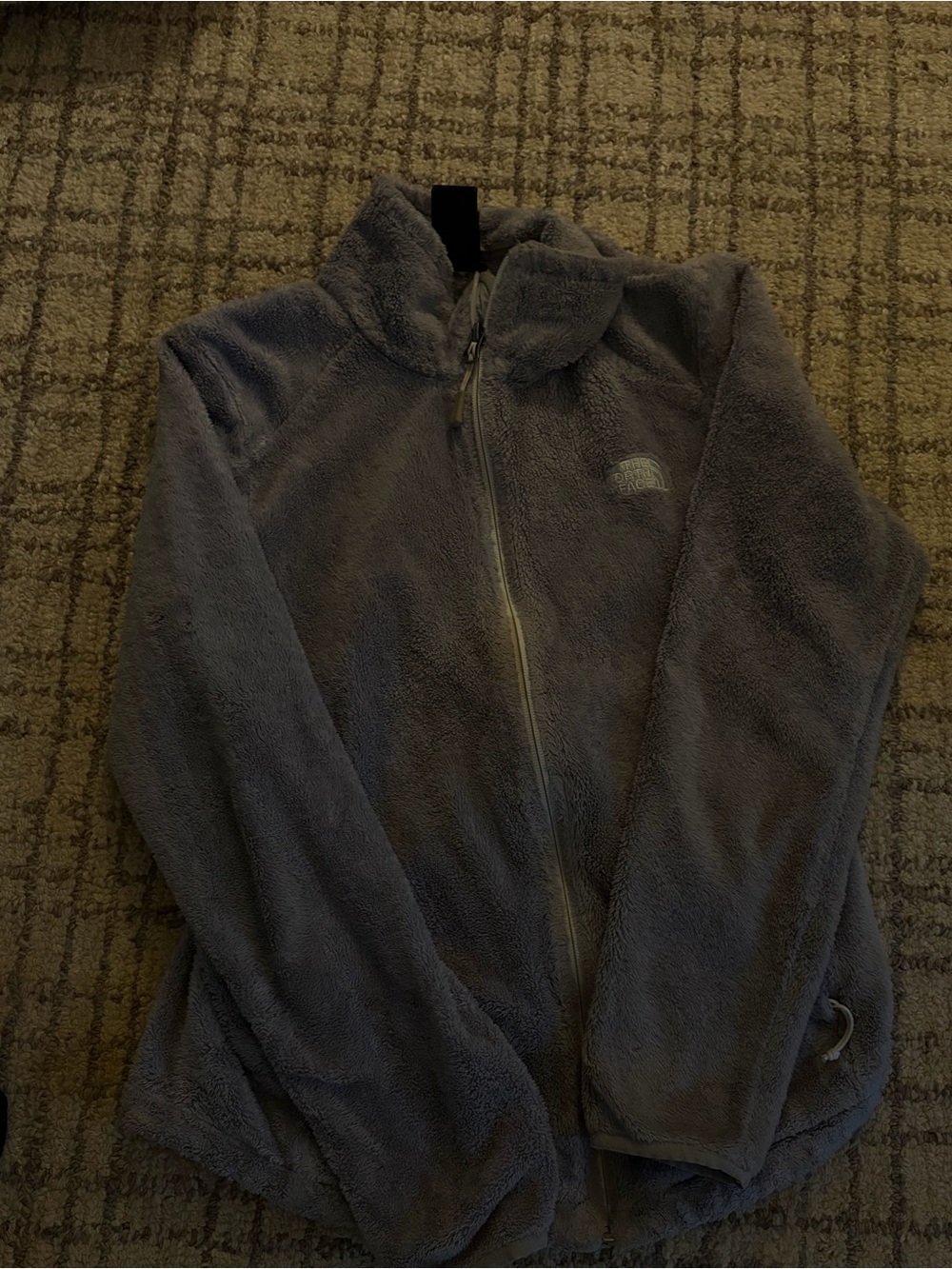 The North Face women’s Gray Plush Full-Zip Jacket